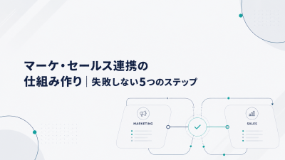 マーケ・セールス連携の仕組み作り｜失敗しない5つのステップ