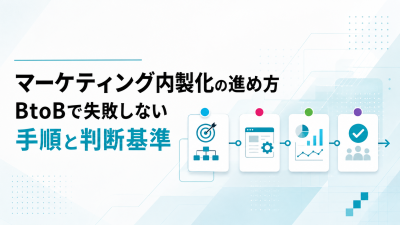 マーケティング内製化の進め方｜BtoBで失敗しない手順と判断基準