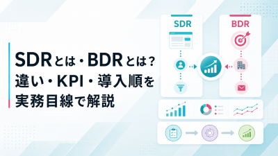 SDRとは・BDRとは？違い・KPI・導入順を実務目線で解説