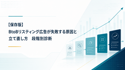 BtoBリスティング広告が失敗する原因と立て直し方｜段階別診断【保存版】